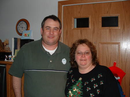 Me and Chris - Christmas 2001