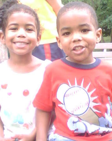 Iyann and Lyric, grandchildren