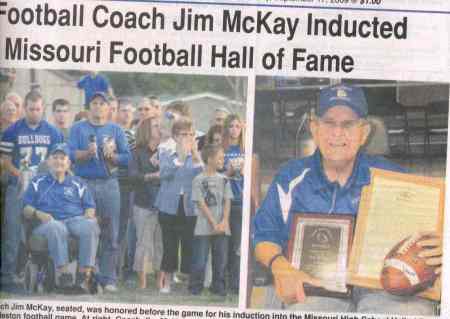 Coach McKay  Football Hall Of  Fame   9/2009