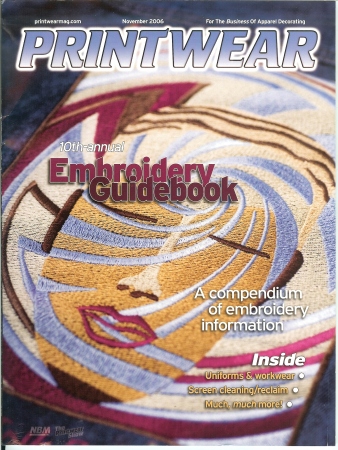 Printwear Magazine Cover November 2006