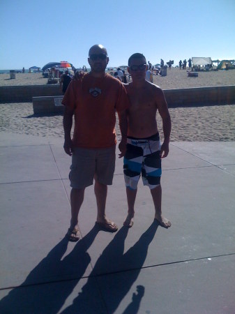 Dad & Stevo..Hintington Beach....