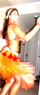 Dancing tahitian
