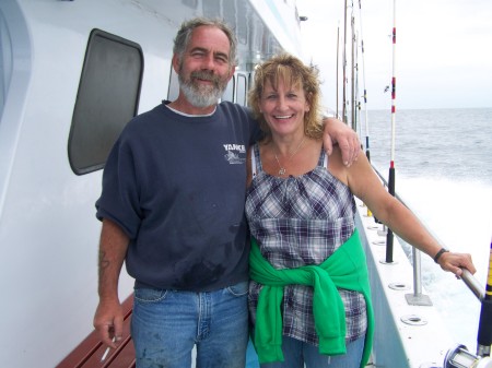 my husband and I deepsea fishing