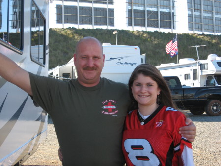 sarah and me at lowes motorspeedway