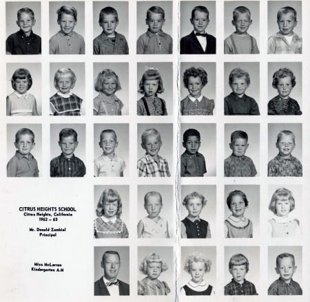 1962-1963 Kindergarten