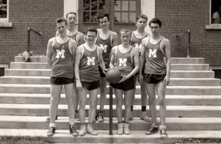1956-57 junior boys baskerball team