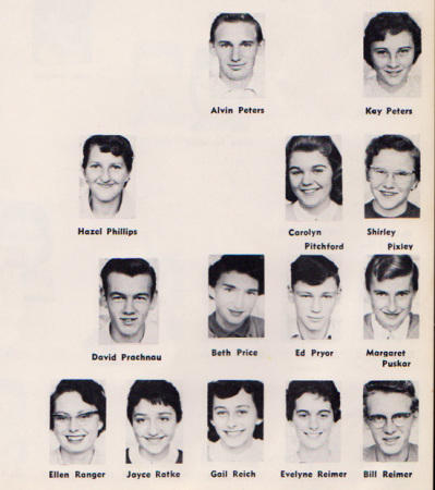 1958 Yearbook Photos Page 6b