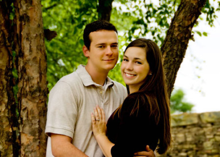 My oldest daughter, Alena, and her fiance.