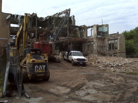 The Demolition of St. Theodore--July 2009