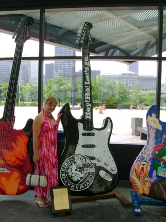 Me at the Rock Hall in Cleveland