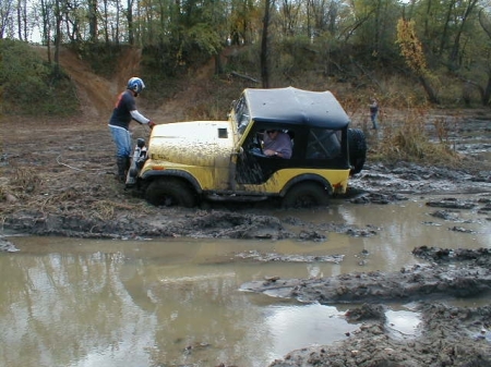 old Jeep really stuck