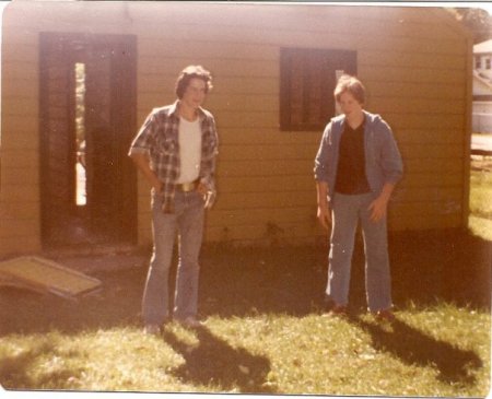 me on left and dale carter on right 70s ?