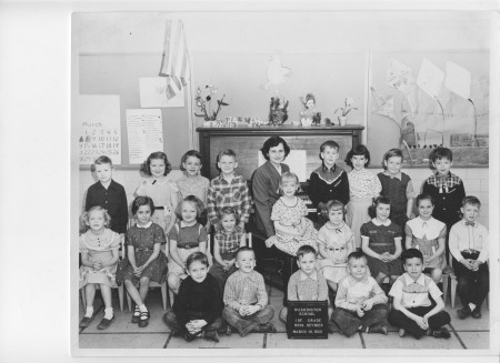 1st Grade Miss Devries March 10 1955