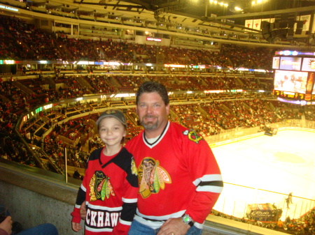 Son Brian with Grandson Alex on his 9th b_day.