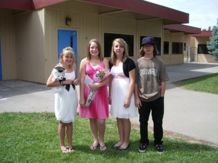 Rebeccas 6th grade promotion