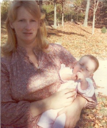 Cherryville, NC 1981, with daughter Rosanna