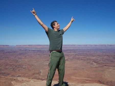 rock climbing in the dessert