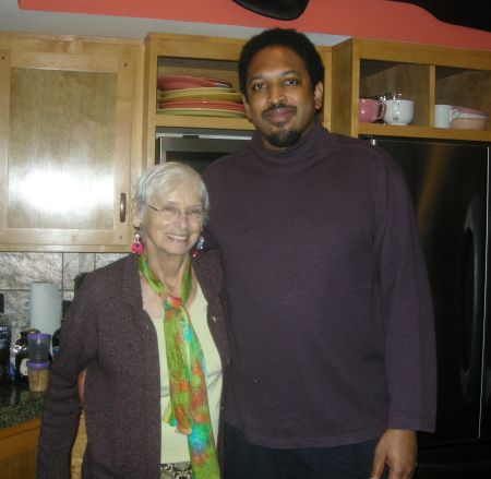 My mom Josephine & my brother Martin