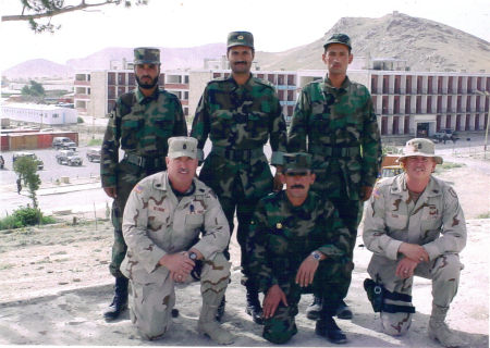 SGM Tim Dunn And Afghan Troops
