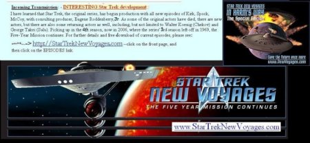 Star Trek's NEW VOYAGES continue