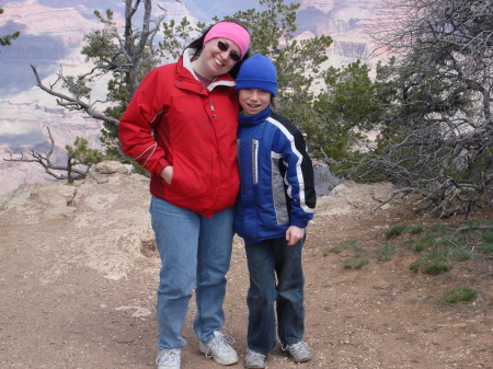 Teresa (Teri) & her son at Grand Canyon 3/08