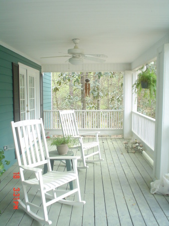 Part of front porch in Lake Tallavana