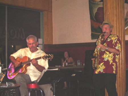 BLOWIN' MY HORN IN HAWAII