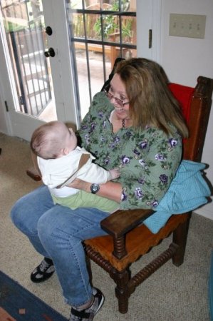 Me with youngest Grandson.