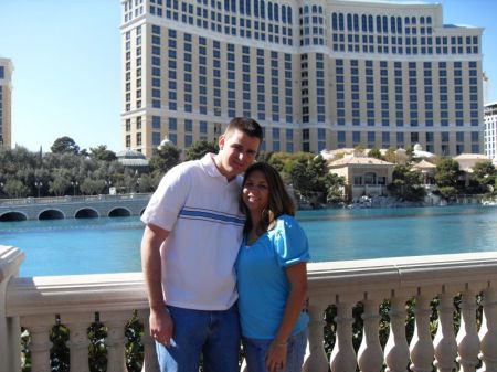 Michael & Angela In front of Bellagio