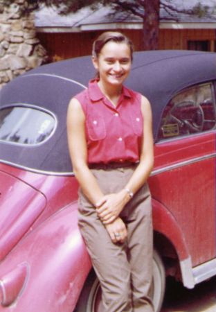 1960 Carol and VW