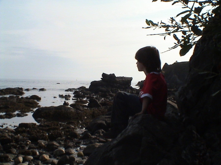 Grandson Oregon Coast