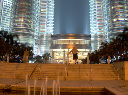 Robert at Petronas Towers