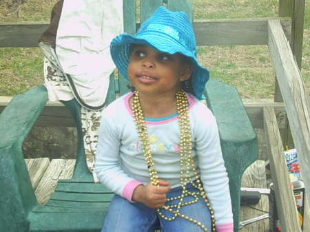 MY 3RD GRANDDAUGHTER:UNIQUE CY'NEE MARIE/ 4YRS