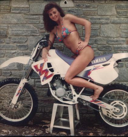 "Ms. Twigg Cycles, 1994"--MY GIRL!