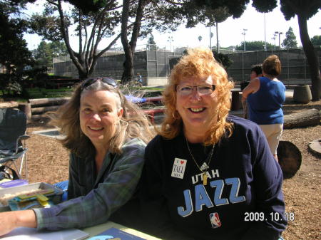 Valerie and me at the park on Sunday
