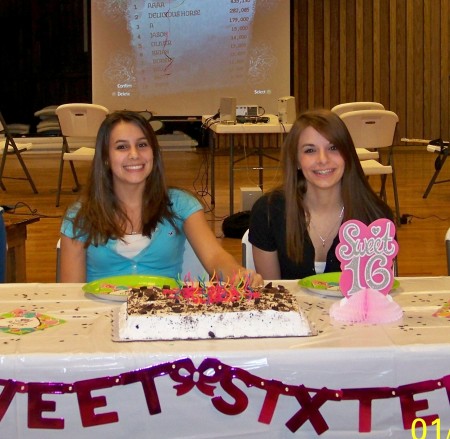 My oldest turned sixteen, in the blue shirt