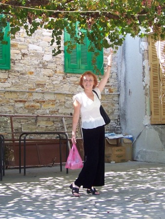 Under the grape arbor (Cyprus)