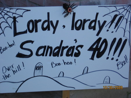 Sandra's 40th Birthday Halloween Party~