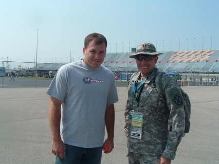 My son, Terry, and Ryan Newman