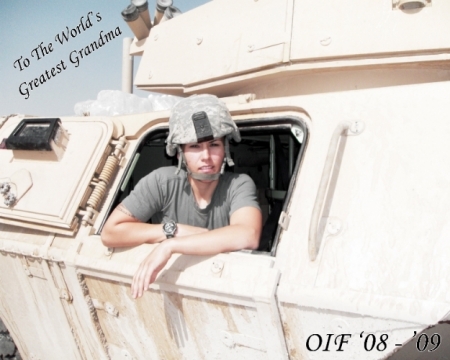 Spec4 Hope Carrasco In Iraq 2009