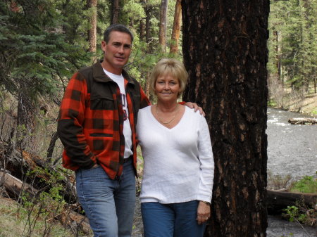 My son Bryan and I in the Arizona mountains.