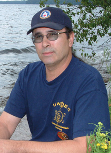 Sitting on Grindstone Lake, Sawyer County