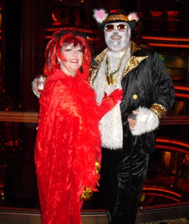 Costume party on board ship to Cabo San Lucas
