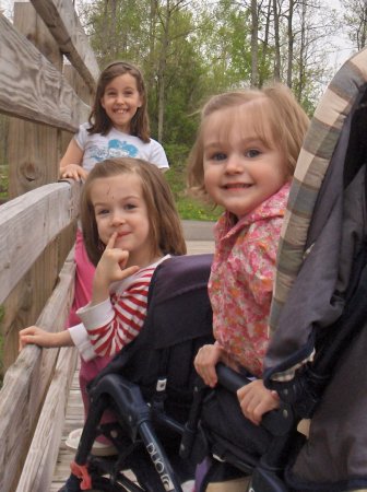 The girls on the trail, May 2009
