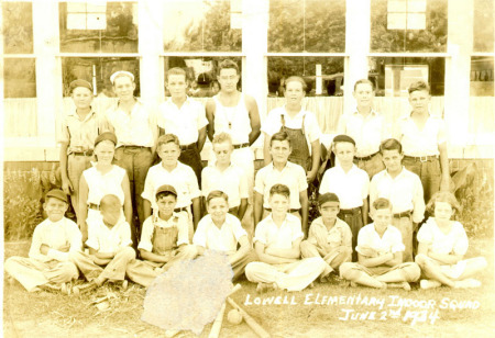 1934 Lowell Elementary Baseball team