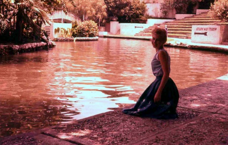 JULIE AT RIVER WALK IN SAN ANTONIO