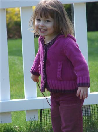 My granddaughter, Hannah  -- April 2009