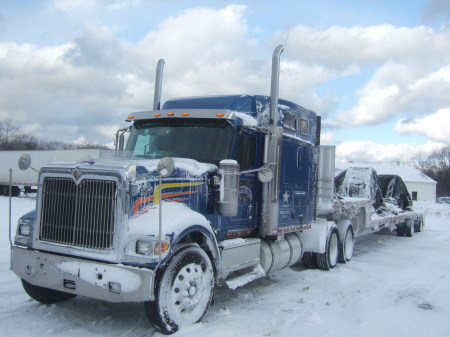 our truck in the New York winter