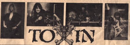 Toxin advert in Md. Musician Mag 1988