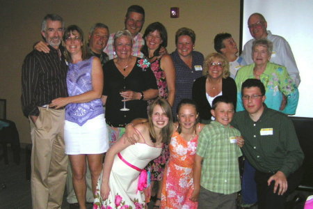 The Nist clan at Judy's 70th BD